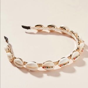 NWT Anthropologie Shell Headband